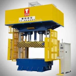 máquina da imprensa hidráulica de quatro colunas