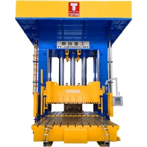Prensa Hidráulica para Materiais Compósitos

